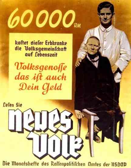 Propaganda de eutanasia nazi Aktion T4 Propaganda de eutanasia nazi Aktion T4